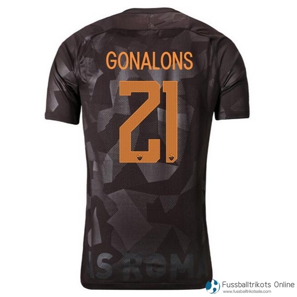 AS Roma Trikot Ausweich Gonalons 2017-18 Fussballtrikots Günstig